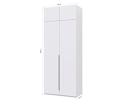 Изображение товара Пакс Альхейм 22 white (silver) ИКЕА (IKEA) на сайте bintaga.ru