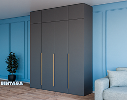 Изображение товара Пакс Альхейм 24 grey (gold) ИКЕА (IKEA) на сайте bintaga.ru