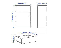 Изображение товара Мальм 16 beige ИКЕА (IKEA) на сайте bintaga.ru