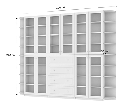 Изображение товара Билли 424 white ИКЕА (IKEA) на сайте bintaga.ru